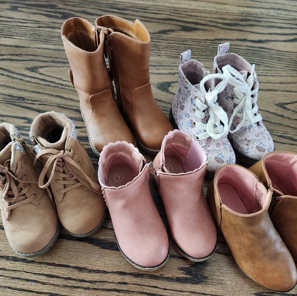 Cat & Jack Toddler Boot Lot - Picture 1 of 16